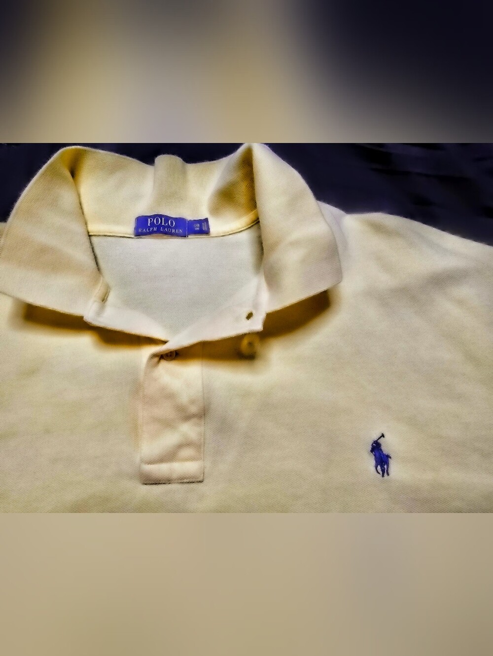 Polo by Ralph Lauren Yellow Short-Sleeve Polo with Blue Pony